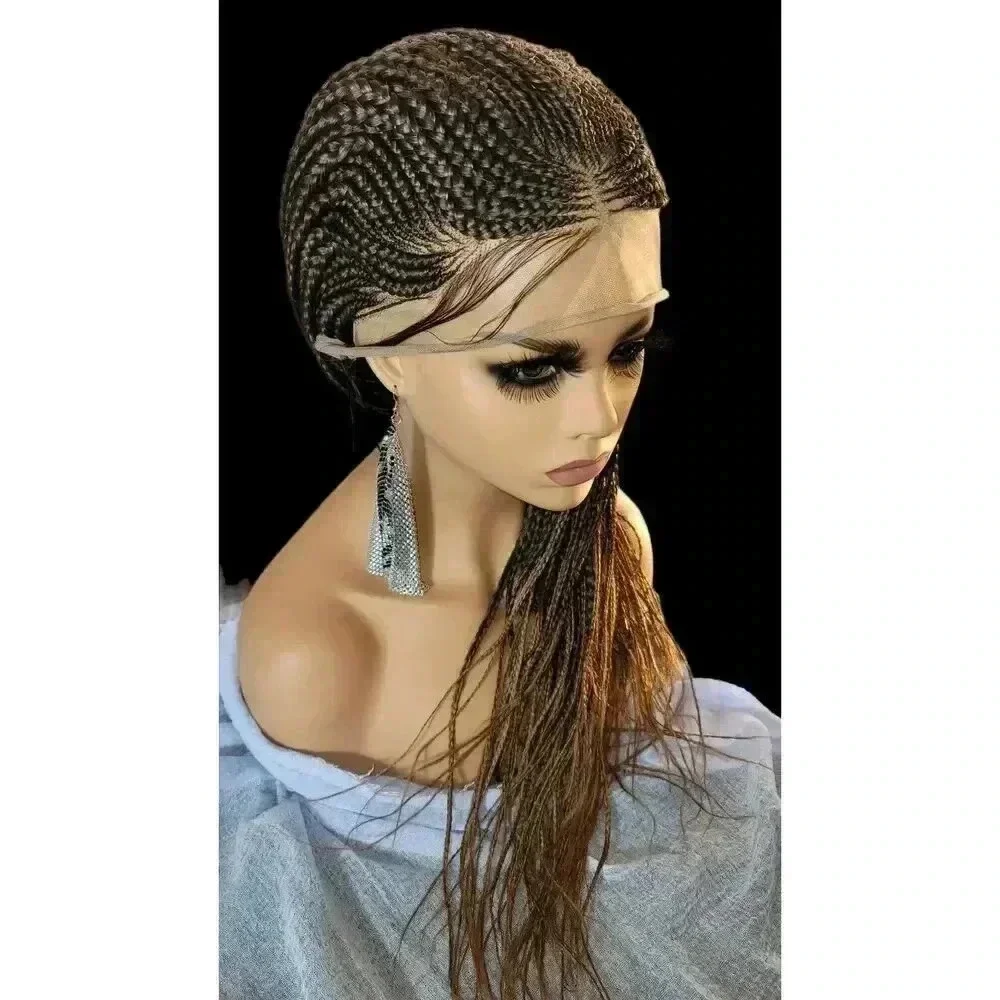 Stunning Handmade Braided Wigs, Luxurious, # 2/30 Ombre Box Braid Lace Long NWT!
